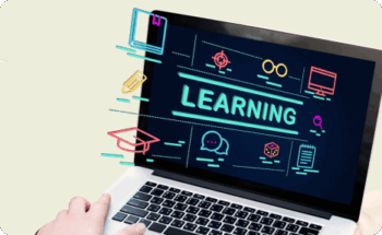 Learning platform visual for EdTech software engineering