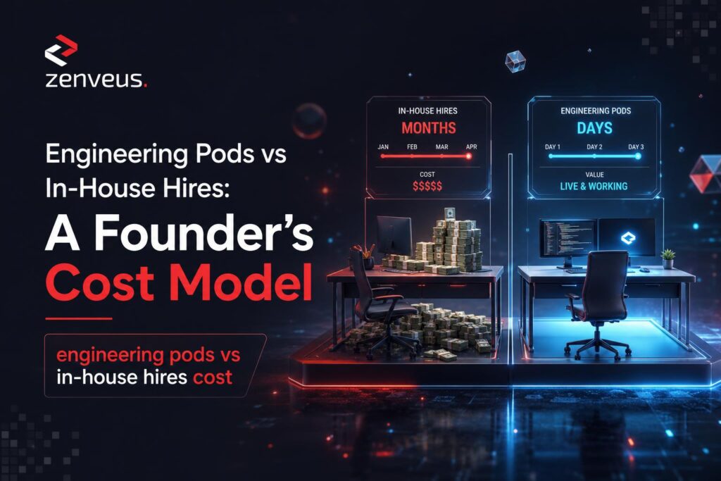 Engineering Pods vs In-House Hires: A Founder's Cost Model