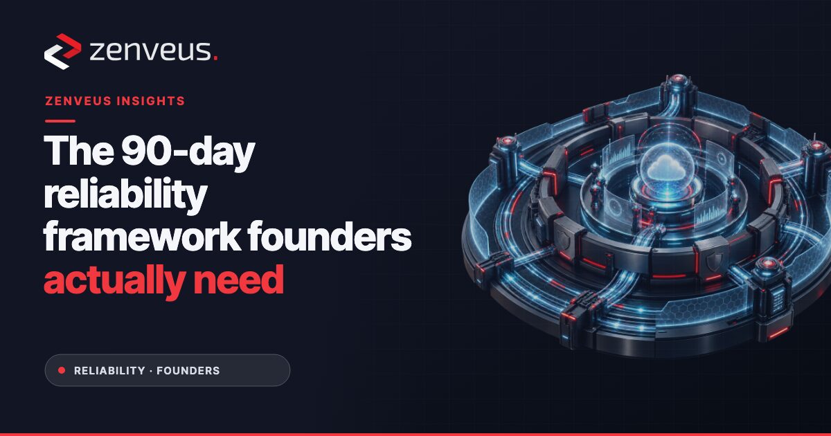 The 90-Day Reliability Framework Founders Actually Need
