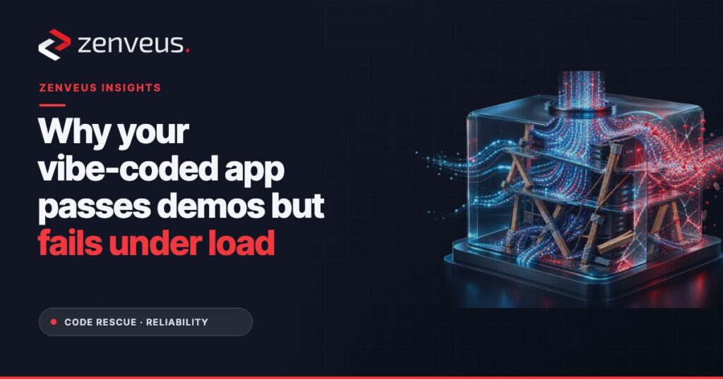 Why Your Vibe-Coded App Passes Demos but Fails Under Load